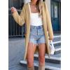 imageANRABESS Womens Cardigan Sweater Oversized Coatigan Knitted Hooded Coat 2025 Fall Outfits OutwearAlmond
