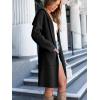 imageANRABESS Womens Cardigan Sweater Oversized Coatigan Knitted Hooded Coat 2025 Fall Outfits OutwearBlack