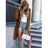 imageANRABESS Womens Cardigan Sweater Oversized Coatigan Knitted Hooded Coat 2025 Fall Outfits OutwearBrown
