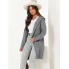 imageANRABESS Womens Cardigan Sweater Oversized Coatigan Knitted Hooded Coat 2025 Fall Outfits OutwearGray