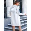 imageANRABESS Womens Cardigan Sweater Oversized Coatigan Knitted Hooded Coat 2025 Fall Outfits OutwearLight Blue