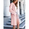 imageANRABESS Womens Cardigan Sweater Oversized Coatigan Knitted Hooded Coat 2025 Fall Outfits OutwearPink