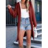 imageANRABESS Womens Cardigan Sweater Oversized Coatigan Knitted Hooded Coat 2025 Fall Outfits OutwearRed
