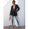 imageANRABESS Womens Jacket Belted Long Sleeve Wrap Trench Coat 2025 Fall Winter Casual Dressy Travel Outerwear with PocketsBlack
