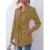 imageANRABESS Womens Jacket Belted Long Sleeve Wrap Trench Coat 2025 Fall Winter Casual Dressy Travel Outerwear with PocketsCamel