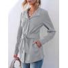 imageANRABESS Womens Jacket Belted Long Sleeve Wrap Trench Coat 2025 Fall Winter Casual Dressy Travel Outerwear with PocketsLight Grey
