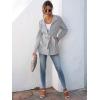 imageANRABESS Womens Jacket Belted Long Sleeve Wrap Trench Coat 2025 Fall Winter Casual Dressy Travel Outerwear with PocketsLight Grey