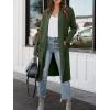 imageANRABESS Womens Long Cardigan Sweater 2025 Fall Fashion Casual Oversized Knit Open Front Coatigan Jacket Coat OutfitsArmy Green