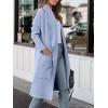 imageANRABESS Womens Long Cardigan Sweater 2025 Fall Fashion Casual Oversized Knit Open Front Coatigan Jacket Coat OutfitsBlue