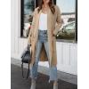 imageANRABESS Womens Long Cardigan Sweater 2025 Fall Fashion Casual Oversized Knit Open Front Coatigan Jacket Coat OutfitsBright Tan