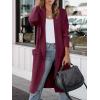 imageANRABESS Womens Long Cardigan Sweater 2025 Fall Fashion Casual Oversized Knit Open Front Coatigan Jacket Coat OutfitsBurgundy