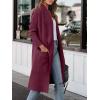 imageANRABESS Womens Long Cardigan Sweater 2025 Fall Fashion Casual Oversized Knit Open Front Coatigan Jacket Coat OutfitsBurgundy