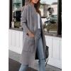 imageANRABESS Womens Long Cardigan Sweater 2025 Fall Fashion Casual Oversized Knit Open Front Coatigan Jacket Coat OutfitsDark Gray