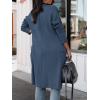 imageANRABESS Womens Long Cardigan Sweater 2025 Fall Fashion Casual Oversized Knit Open Front Coatigan Jacket Coat OutfitsDeep Blue