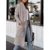 imageANRABESS Womens Long Cardigan Sweater 2025 Fall Fashion Casual Oversized Knit Open Front Coatigan Jacket Coat OutfitsGray Khaki