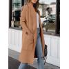 imageANRABESS Womens Long Cardigan Sweater 2025 Fall Fashion Casual Oversized Knit Open Front Coatigan Jacket Coat OutfitsKhaki Pink