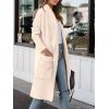 imageANRABESS Womens Long Cardigan Sweater 2025 Fall Fashion Casual Oversized Knit Open Front Coatigan Jacket Coat OutfitsLight Pink