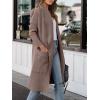 imageANRABESS Womens Long Cardigan Sweater 2025 Fall Fashion Casual Oversized Knit Open Front Coatigan Jacket Coat OutfitsNutmeg