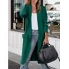 imageANRABESS Womens Long Cardigan Sweater 2025 Fall Fashion Casual Oversized Knit Open Front Coatigan Jacket Coat OutfitsOpal Green