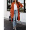 imageANRABESS Womens Long Cardigan Sweater 2025 Fall Fashion Casual Oversized Knit Open Front Coatigan Jacket Coat OutfitsOrange