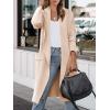 imageANRABESS Womens Long Cardigan Sweater 2025 Fall Fashion Casual Oversized Knit Open Front Coatigan Jacket Coat OutfitsParchment Beige