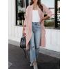 imageANRABESS Womens Long Cardigan Sweater 2025 Fall Fashion Casual Oversized Knit Open Front Coatigan Jacket Coat OutfitsPink