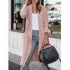 imageANRABESS Womens Long Cardigan Sweater 2025 Fall Fashion Casual Oversized Knit Open Front Coatigan Jacket Coat OutfitsPink