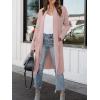 imageANRABESS Womens Long Cardigan Sweater 2025 Fall Fashion Casual Oversized Knit Open Front Coatigan Jacket Coat OutfitsPink