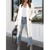 imageANRABESS Womens Long Cardigan Sweater 2025 Fall Fashion Casual Oversized Knit Open Front Coatigan Jacket Coat OutfitsWhite