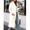 imageANRABESS Womens Long Cardigan Sweater 2025 Fall Fashion Casual Oversized Knit Open Front Coatigan Jacket Coat OutfitsWhite