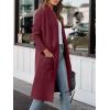 imageANRABESS Womens Long Cardigan Sweater 2025 Fall Fashion Casual Oversized Knit Open Front Coatigan Jacket Coat OutfitsWine Red