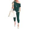 imageANRABESS Womens Loose Summer Casual Off Shoulder Short Sleeve One Piece Long Pants Romper Jumpsuit Vacation Outfits A203molvL