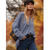 imageANRABESS Womens Oversized Casual Loose Slouchy Scoop V Neck Batwing Long Sleeve Knit 2025 Fall Pullover SweatersGray