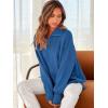 imageANRABESS Womens Oversized Fashion Long Sleeve Quarter Zip Baggy Loose Slouchy Sweater Pullover Tops 2025 Fall OutfitsBlue