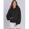 imageANRABESS Womens Oversized Hoodies Lantern sleeve Fleece Sweatshirts 2025 Fall Winter Loose Pullover Preppy ClothesBlack