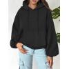 imageANRABESS Womens Oversized Hoodies Lantern sleeve Fleece Sweatshirts 2025 Fall Winter Loose Pullover Preppy ClothesBlack