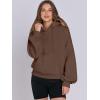 imageANRABESS Womens Oversized Hoodies Lantern sleeve Fleece Sweatshirts 2025 Fall Winter Loose Pullover Preppy ClothesBrown