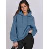 imageANRABESS Womens Oversized Hoodies Lantern sleeve Fleece Sweatshirts 2025 Fall Winter Loose Pullover Preppy ClothesDeep Blue