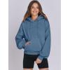 imageANRABESS Womens Oversized Hoodies Lantern sleeve Fleece Sweatshirts 2025 Fall Winter Loose Pullover Preppy ClothesDeep Blue