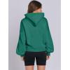 imageANRABESS Womens Oversized Hoodies Lantern sleeve Fleece Sweatshirts 2025 Fall Winter Loose Pullover Preppy ClothesGreen
