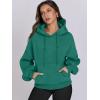 imageANRABESS Womens Oversized Hoodies Lantern sleeve Fleece Sweatshirts 2025 Fall Winter Loose Pullover Preppy ClothesGreen