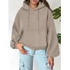 imageANRABESS Womens Oversized Hoodies Lantern sleeve Fleece Sweatshirts 2025 Fall Winter Loose Pullover Preppy ClothesKhaki