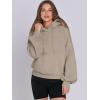 imageANRABESS Womens Oversized Hoodies Lantern sleeve Fleece Sweatshirts 2025 Fall Winter Loose Pullover Preppy ClothesKhaki