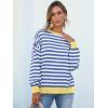 imageANRABESS Womens Oversized Striped Sweaters Long Sleeve Crewneck Casual Side Slit Pullover Tops 2025 Fall Trendy OutfitsBlue White