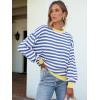 imageANRABESS Womens Oversized Striped Sweaters Long Sleeve Crewneck Casual Side Slit Pullover Tops 2025 Fall Trendy OutfitsBlue White