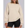 imageANRABESS Womens Oversized Sweatshirts Hoodies Crewneck Fleece Pullover Sweaters 2025 Fall Outfits Teen Girls Winter ClothesApricot