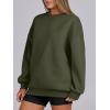 imageANRABESS Womens Oversized Sweatshirts Hoodies Crewneck Fleece Pullover Sweaters 2025 Fall Outfits Teen Girls Winter ClothesArmygreen