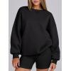 imageANRABESS Womens Oversized Sweatshirts Hoodies Crewneck Fleece Pullover Sweaters 2025 Fall Outfits Teen Girls Winter ClothesBlack