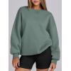 imageANRABESS Womens Oversized Sweatshirts Hoodies Crewneck Fleece Pullover Sweaters 2025 Fall Outfits Teen Girls Winter ClothesLightgreen