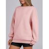 imageANRABESS Womens Oversized Sweatshirts Hoodies Crewneck Fleece Pullover Sweaters 2025 Fall Outfits Teen Girls Winter ClothesPink
